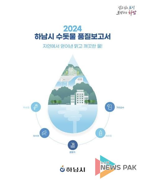 하남시, ‘2024 수돗물 품질보고서’ 발간
