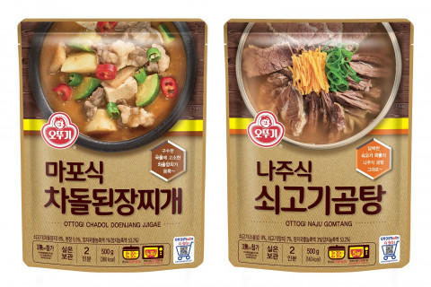 오뚜기가 마포식 차돌된장찌개, 나주식 쇠고기곰탕 출시