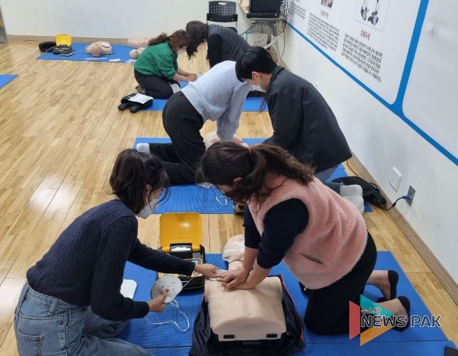 안산시단원보건소, 시민 생명구하기 앞장…직원 심폐소생술 교육실시