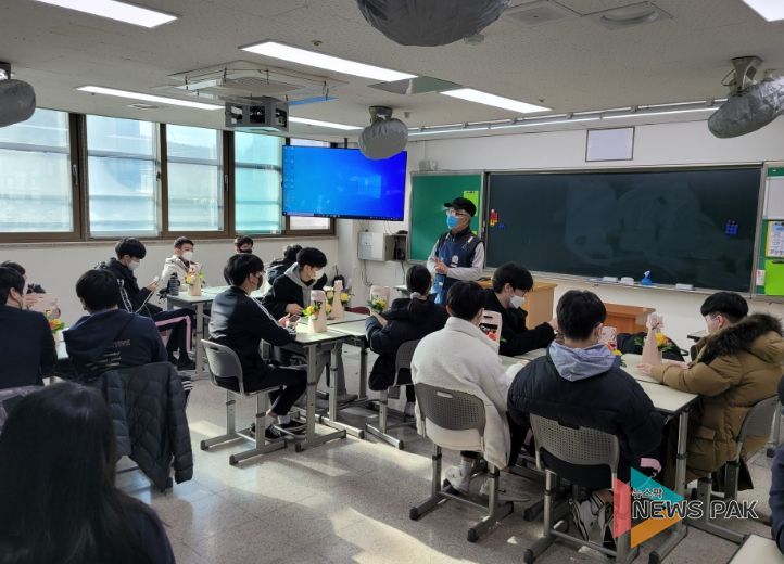 힐링 원예교육 프로그램 운영 모습