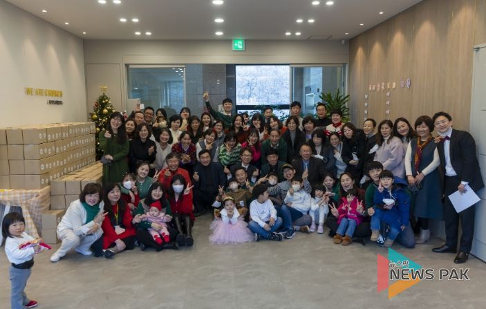 안산시 드림스타트, 우리동산교회로부터 선물꾸러미 131박스 기탁받아