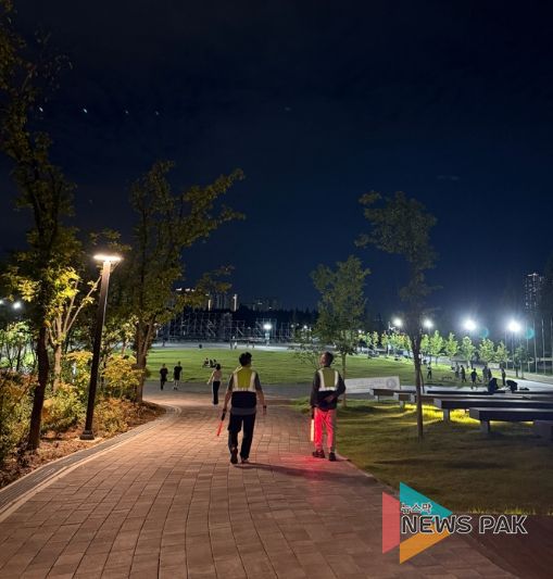 자전거·보행자 겸용도로 야간순찰