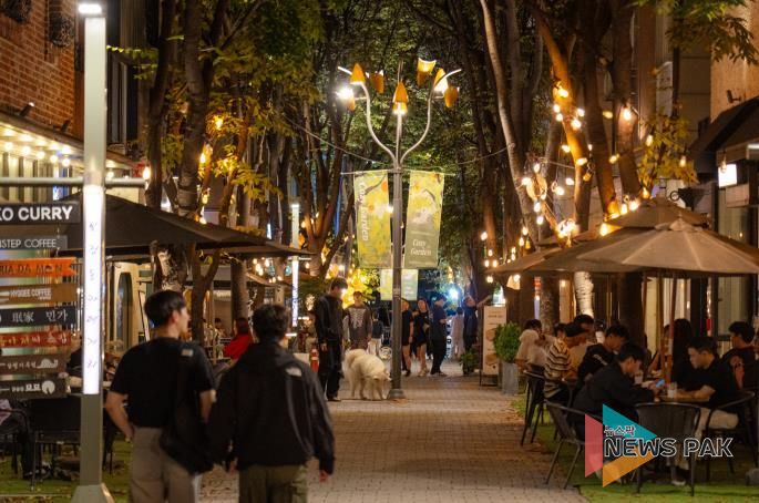 용인 보정동 카페거리 '코지가든' 전경