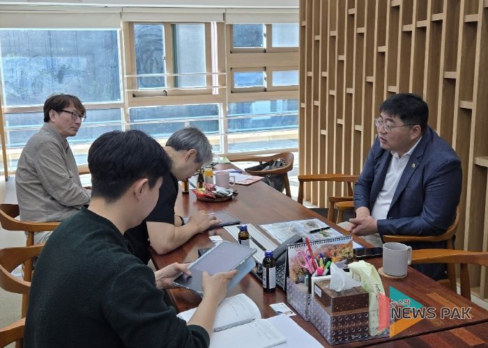 김진명 경기도의원, 월판선·운중천 사업 추진상황 점검