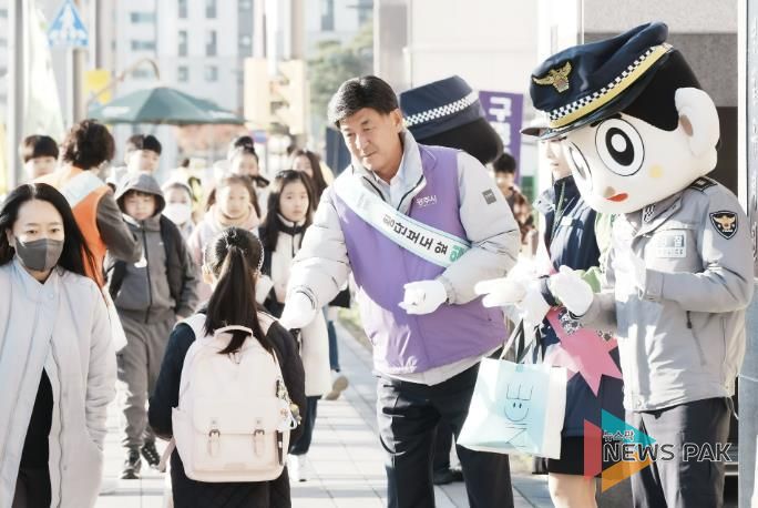 광주시, 어린이 교통사고 예방 위한 ‘학교 순회 교통안전 캠페인’ 실시