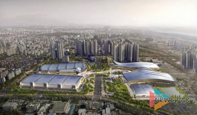 킨텍스 제1, 2, 3전시장 조감도