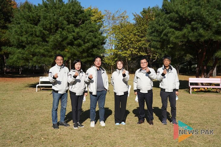 강원도특별자치도립화목원 방문한 평택시의회 산업건설위원회