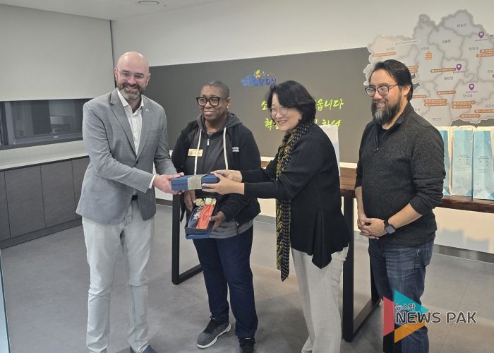 신미숙 의원, 美조지아주 경제사절단 만나…경기도 우수 소공인 제품 사례 공유