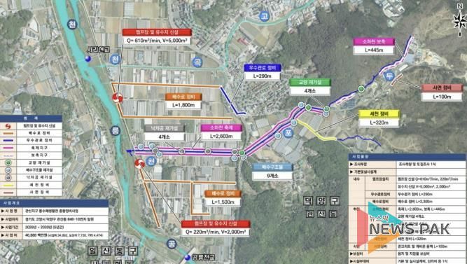 관산지구 풍수해생활권 종합정비사업