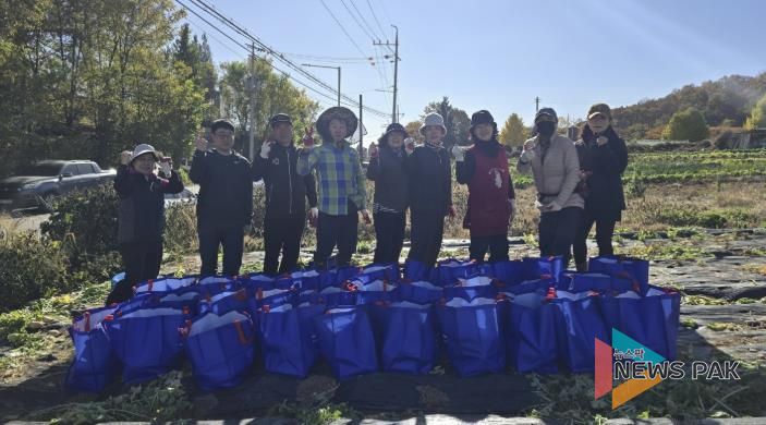시흥시 과림동 지역사회보장협의체, '텃밭 농산물 사랑 더하기' 알찬 마무리