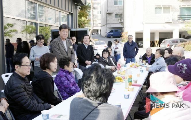 광주시, 문형2통 보행환경 개선…보도 설치 공사 완료