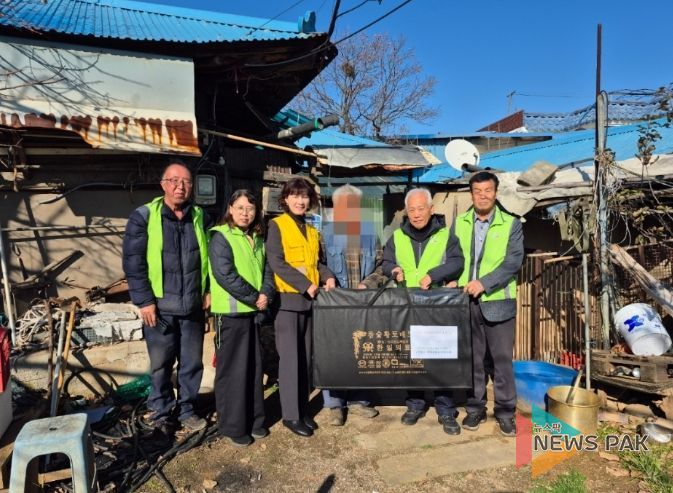 청북읍 지역사회보장협의체, 복지 사각지대 소외계층에 ‘겨울나기’ 계절 물품 지원