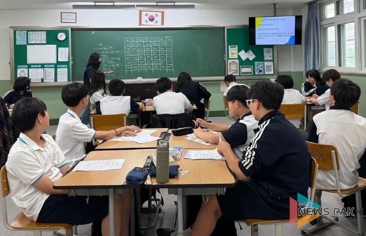 평택시 팽성청소년문화의집, '찾아가는 청소년 노동인권' 교육 성황리 종료