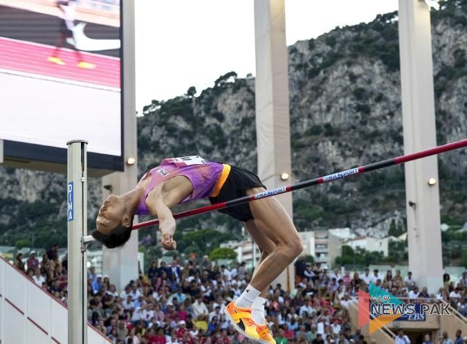 2025 다이아몬드리그 모나코에 참가한 우상혁 선수