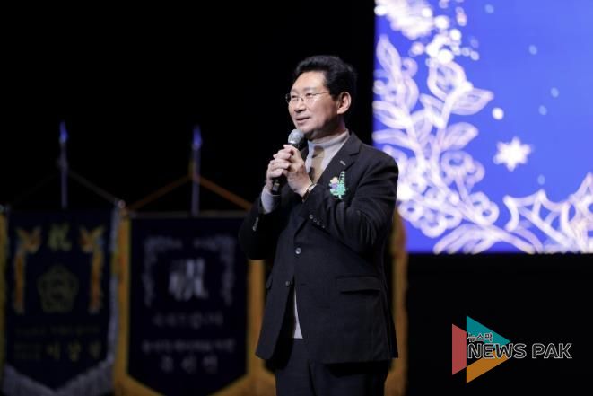 이상일 용인특례시장은 18일 '2025년 용인시 보육인 대회'에 참석했다