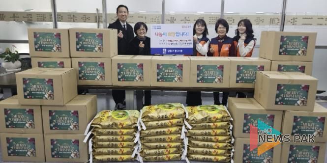 수원시 영통구 광교1동, 더사랑의 교회와 함께 연말 이웃사랑 나눔 활동 전개