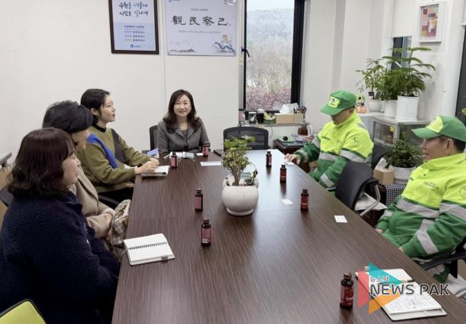 수원시 장안구 조원2동, 생활폐기물 수거 대행업체와 소통간담회 실시