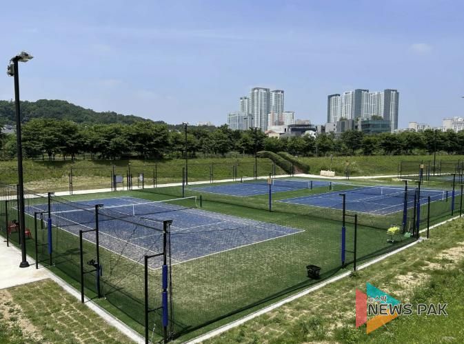삼송동 유수지 활용 테니스장