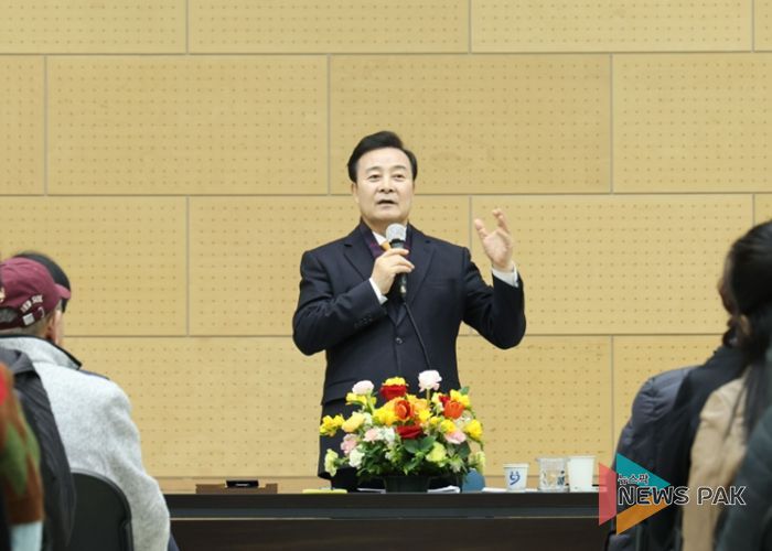 김성제 의왕시장 새해 시정 설명회