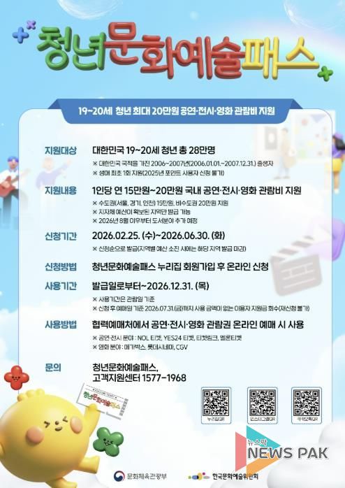 청년문화예술패스사업