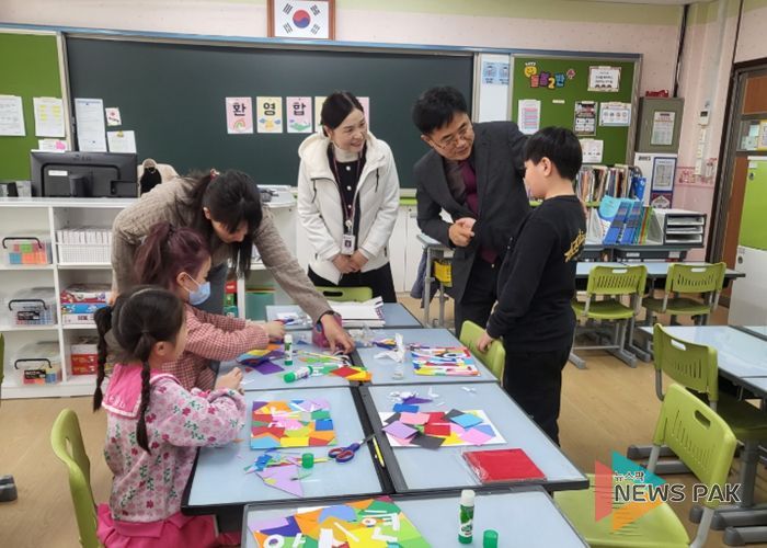도교육청 홍정표 제2부교육감 학교 현장 방문