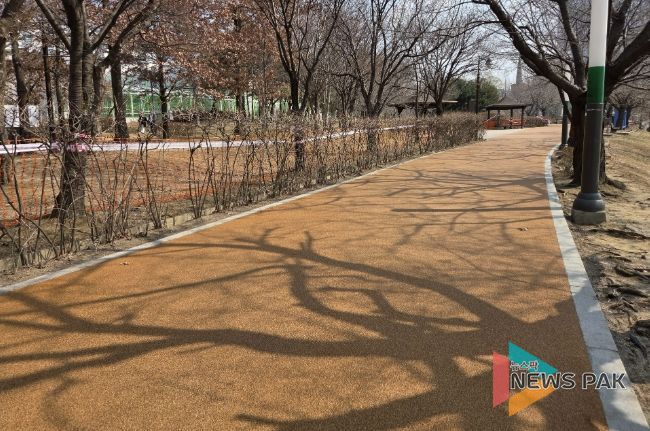 수원시 장안구, 만석공원 산책로 개선사업 완료