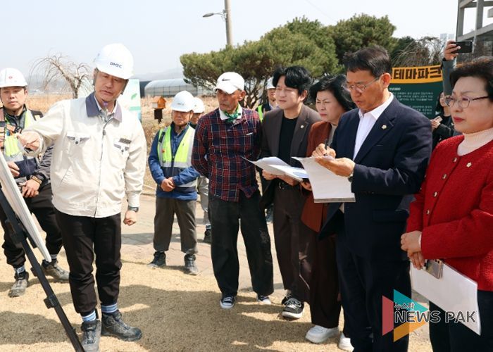 시흥시의회 교육복지위원회, 신안산선 염수 유출 재발 방지 현장 점검 실시