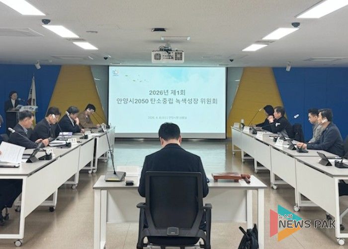 안양시, 탄소중립녹색성장위원회 탄소중립 이행점검 심의회 개최