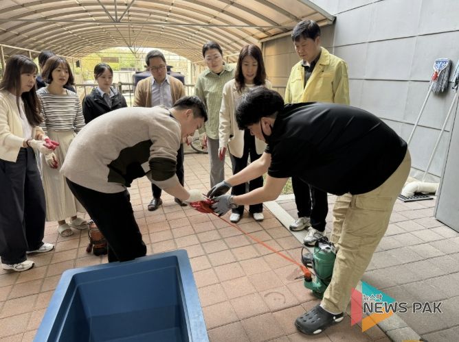 의왕시 부곡동주민센터, 장마철 집중호우 대비 전 직원 선제적 대응 훈련 실시